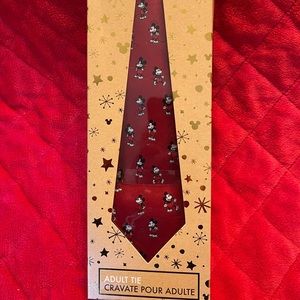 Disney Mickey Red Silk Tie